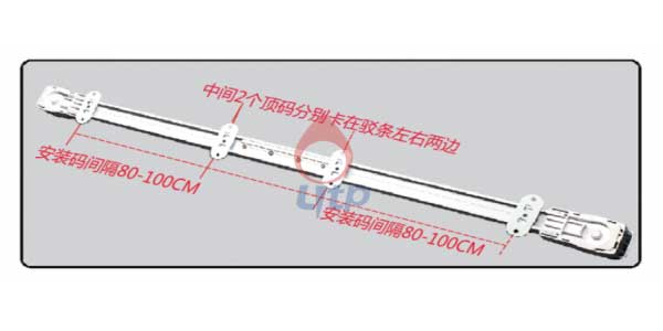 开合电动窗帘轨道插图4